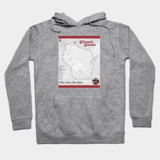 Wisconsin Wineries Map Hoodie